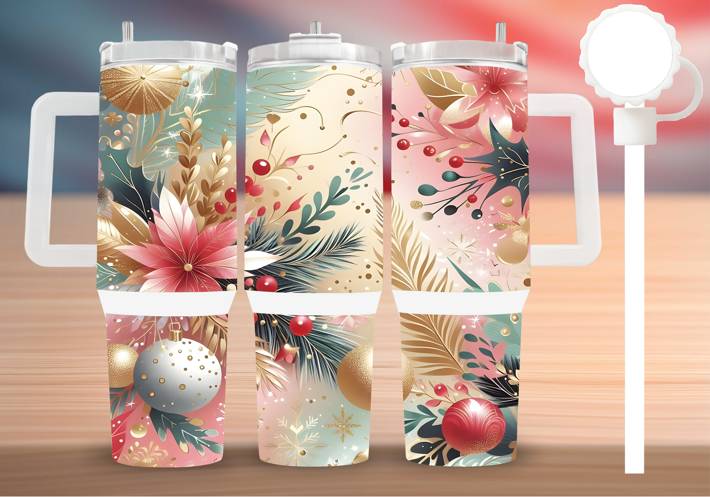 Personalized Tumbler with handle