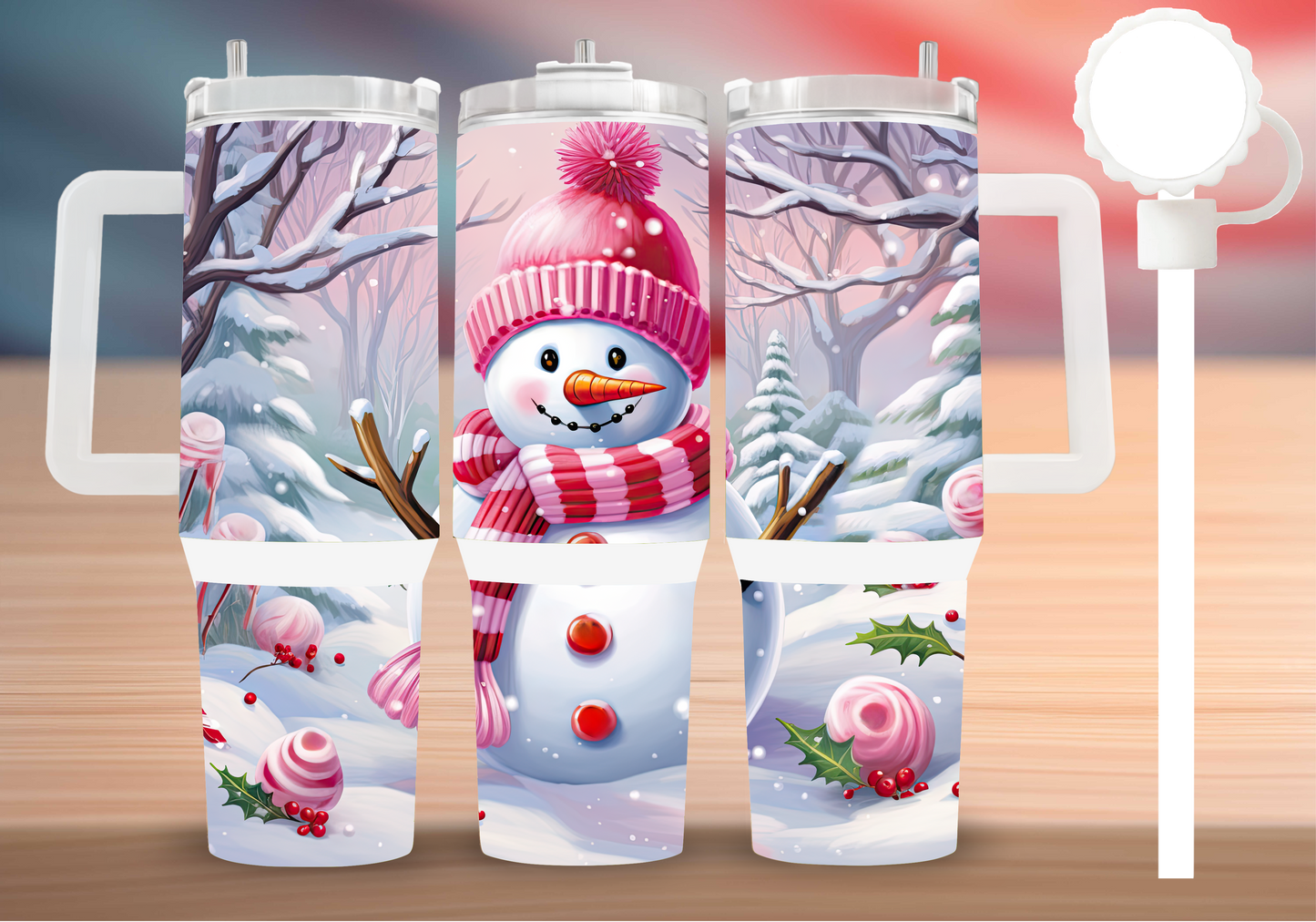 Personalized Tumbler with handle
