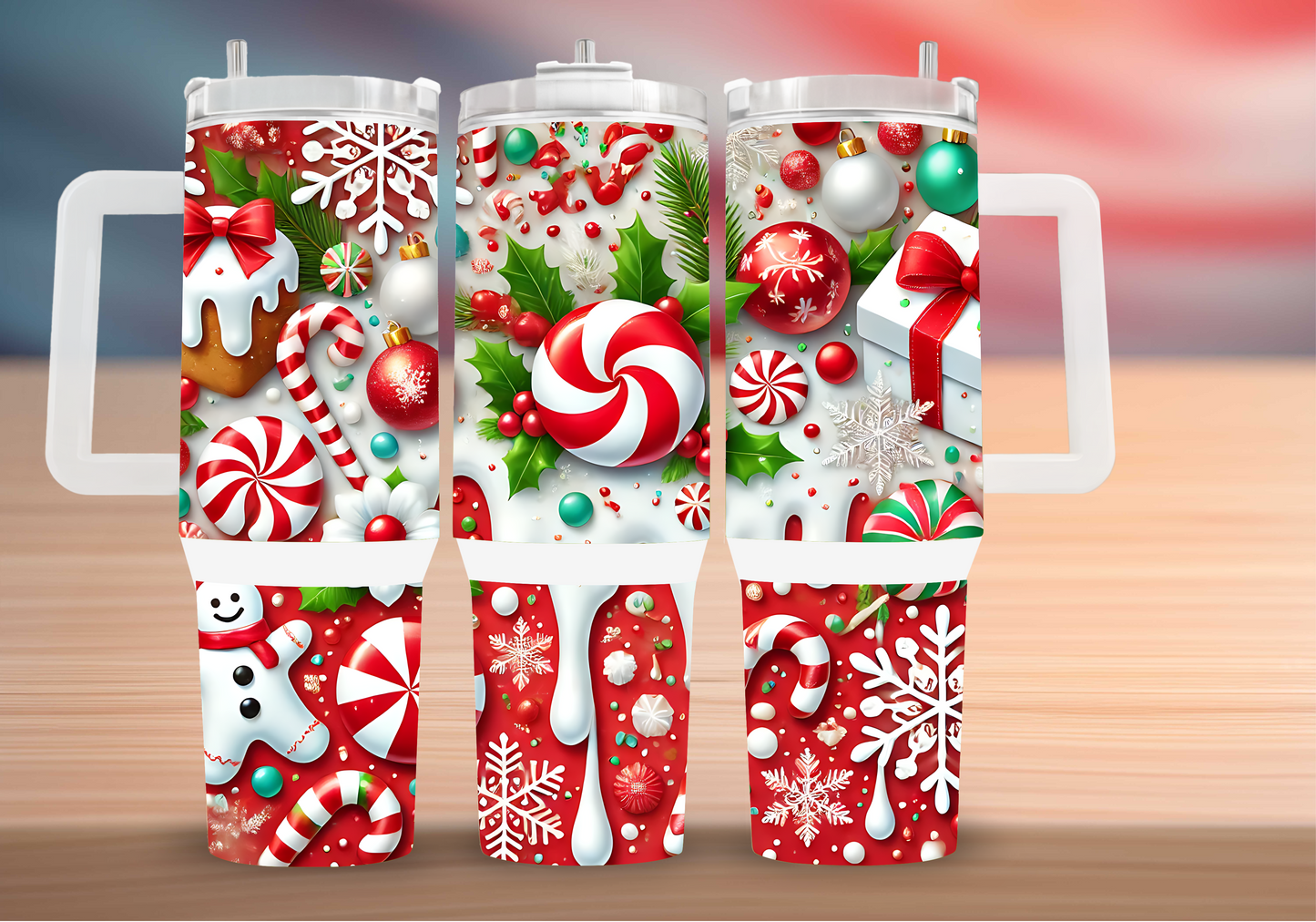 Personalized Tumbler with handle