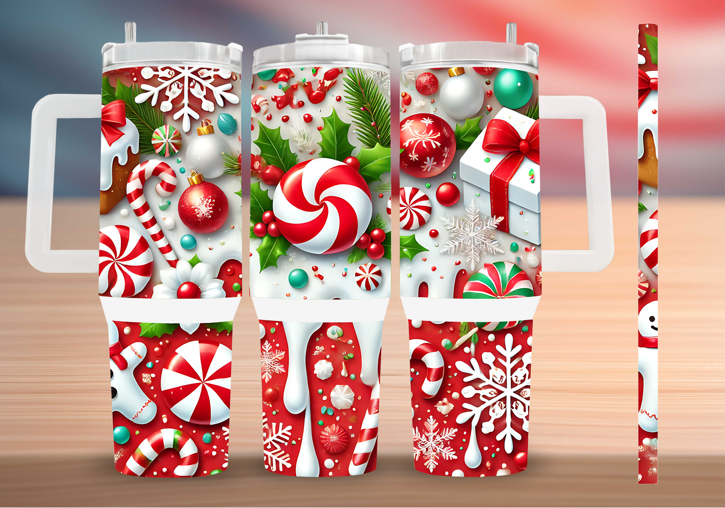 Personalized Tumbler with handle