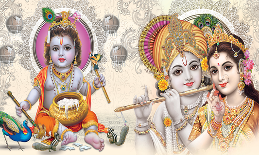 Canvas Art - Radha Krishna