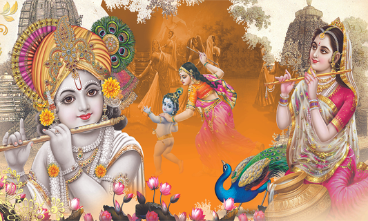 Canvas Art - Radha Krishna