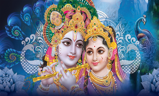 Canvas Art - Radha Krishna