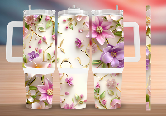 Personalized Tumbler with handle