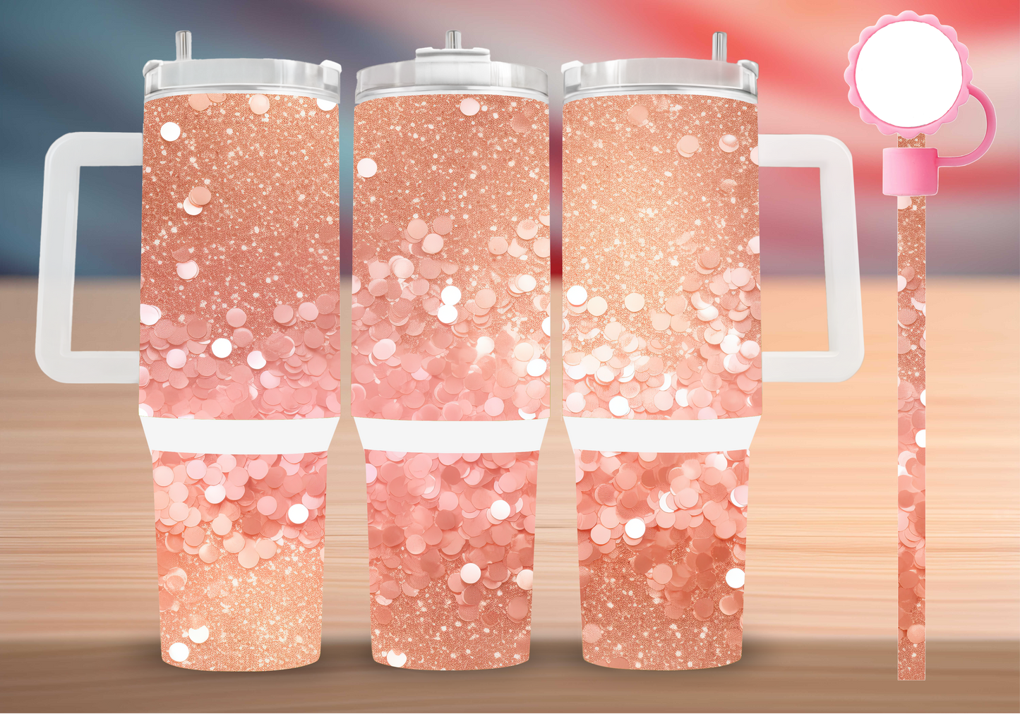 Personalized Tumbler with handle