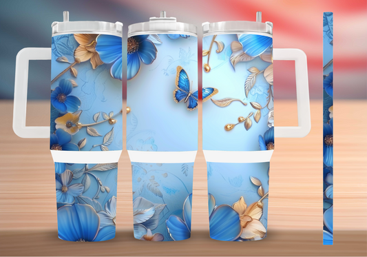 Personalized Tumbler with handle