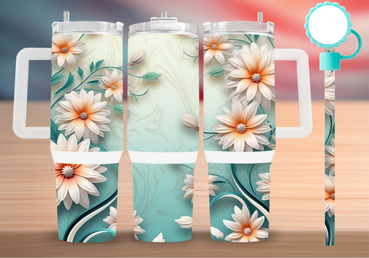 Personalized Tumbler with handle