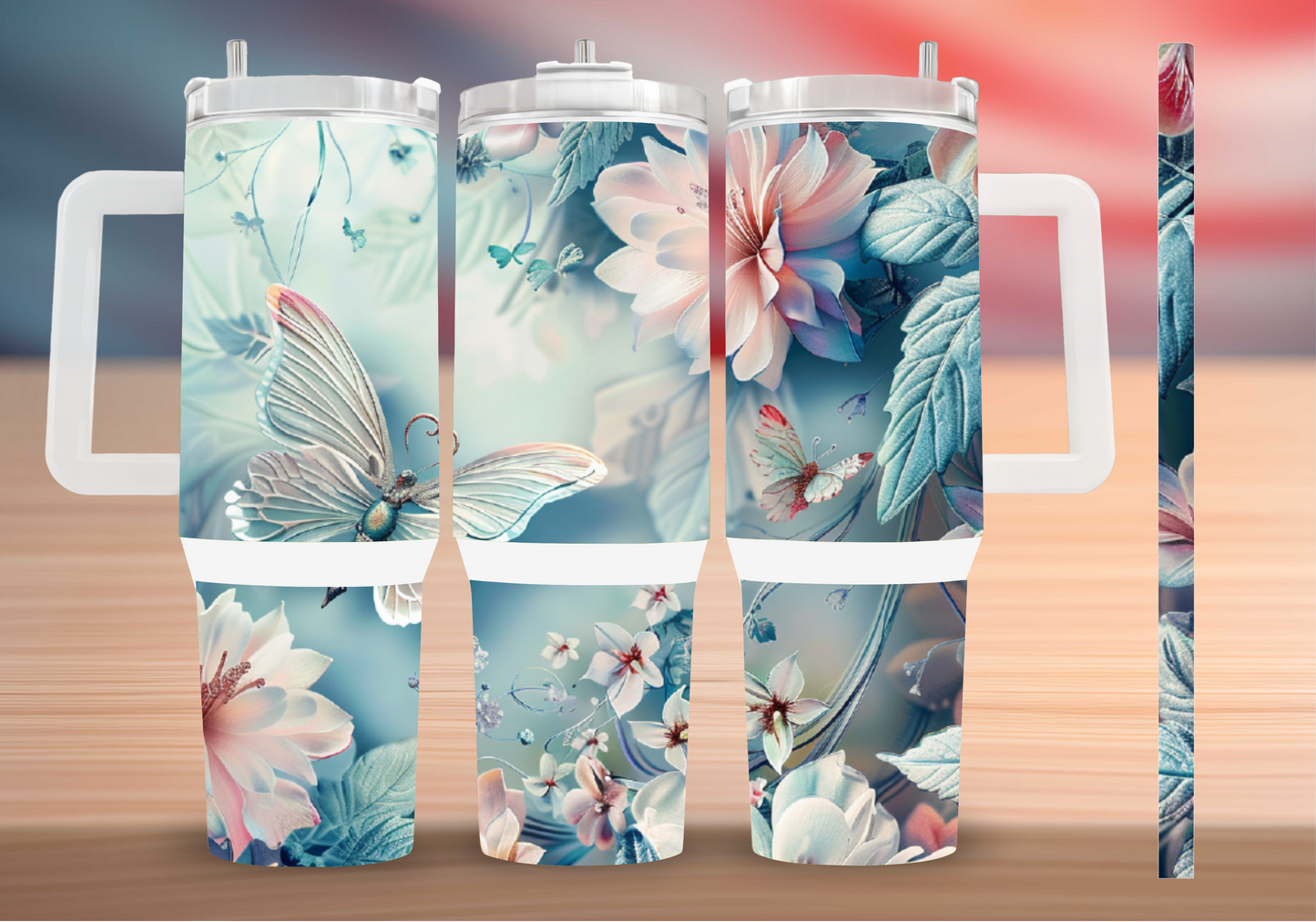 Personalized Tumbler with handle