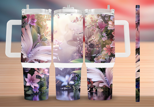 Personalized Tumbler with handle