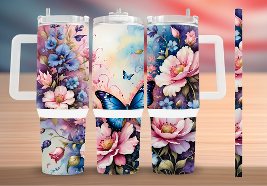 Personalized Tumbler with handle