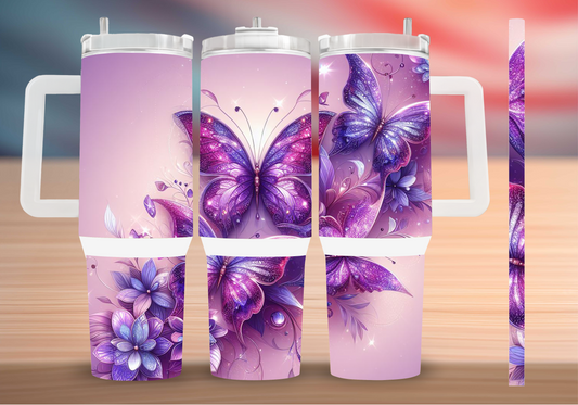 Personalized Tumbler with handle