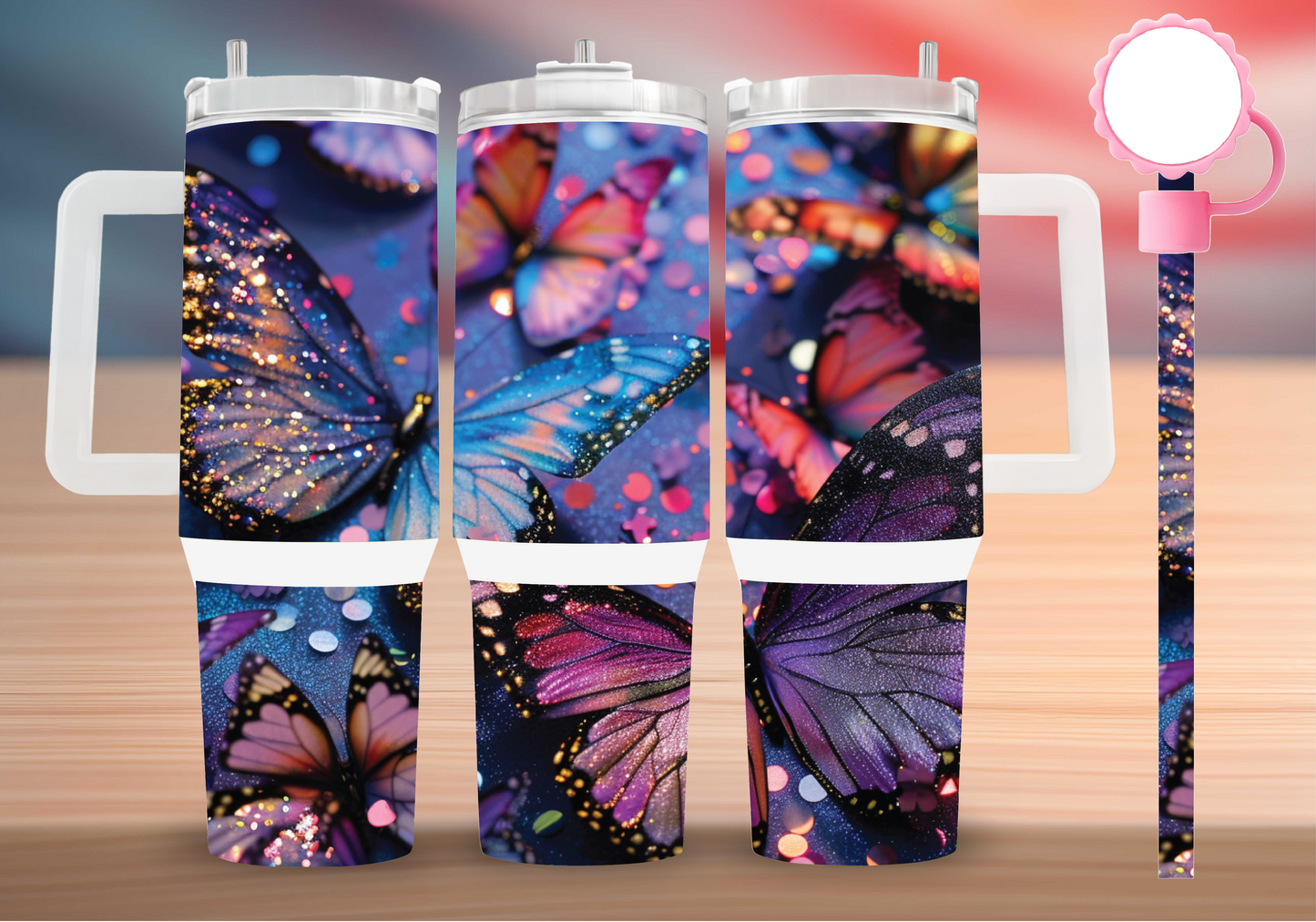 Personalized Tumbler with handle