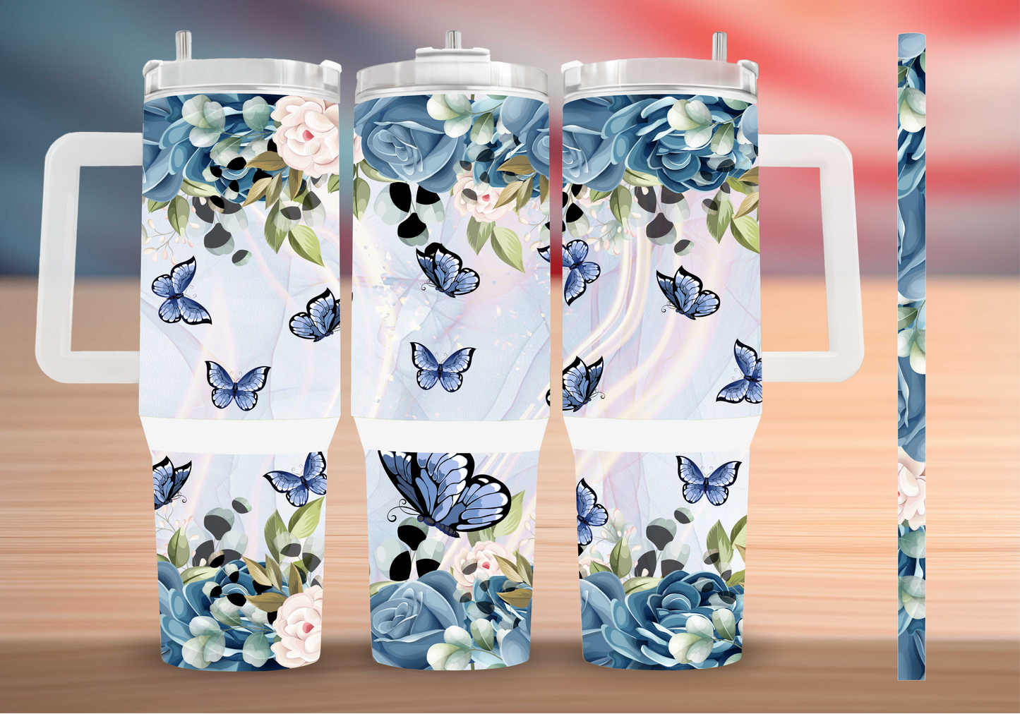 Personalized Tumbler with handle